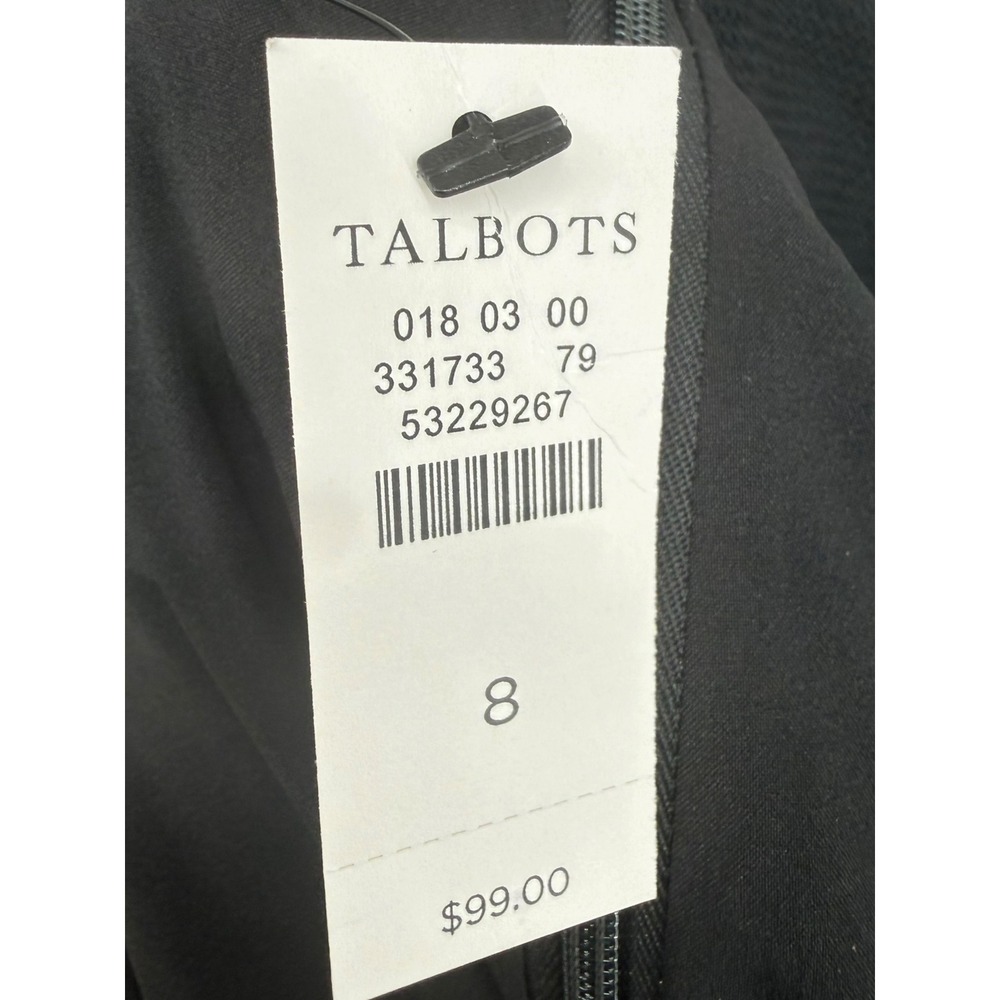 NWT Talbots Womens Tweed Pencil Skirt Black Multi Size 8 Old Money Preppy Career - Picture 4 of 14